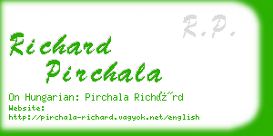 richard pirchala business card